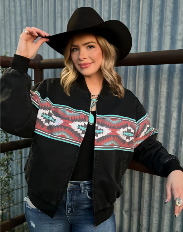 90’s Western Bomber Jacket