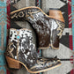 Macey Tooled Cowhide Booties