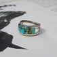 Inlay Turquoise Ring - Size 7