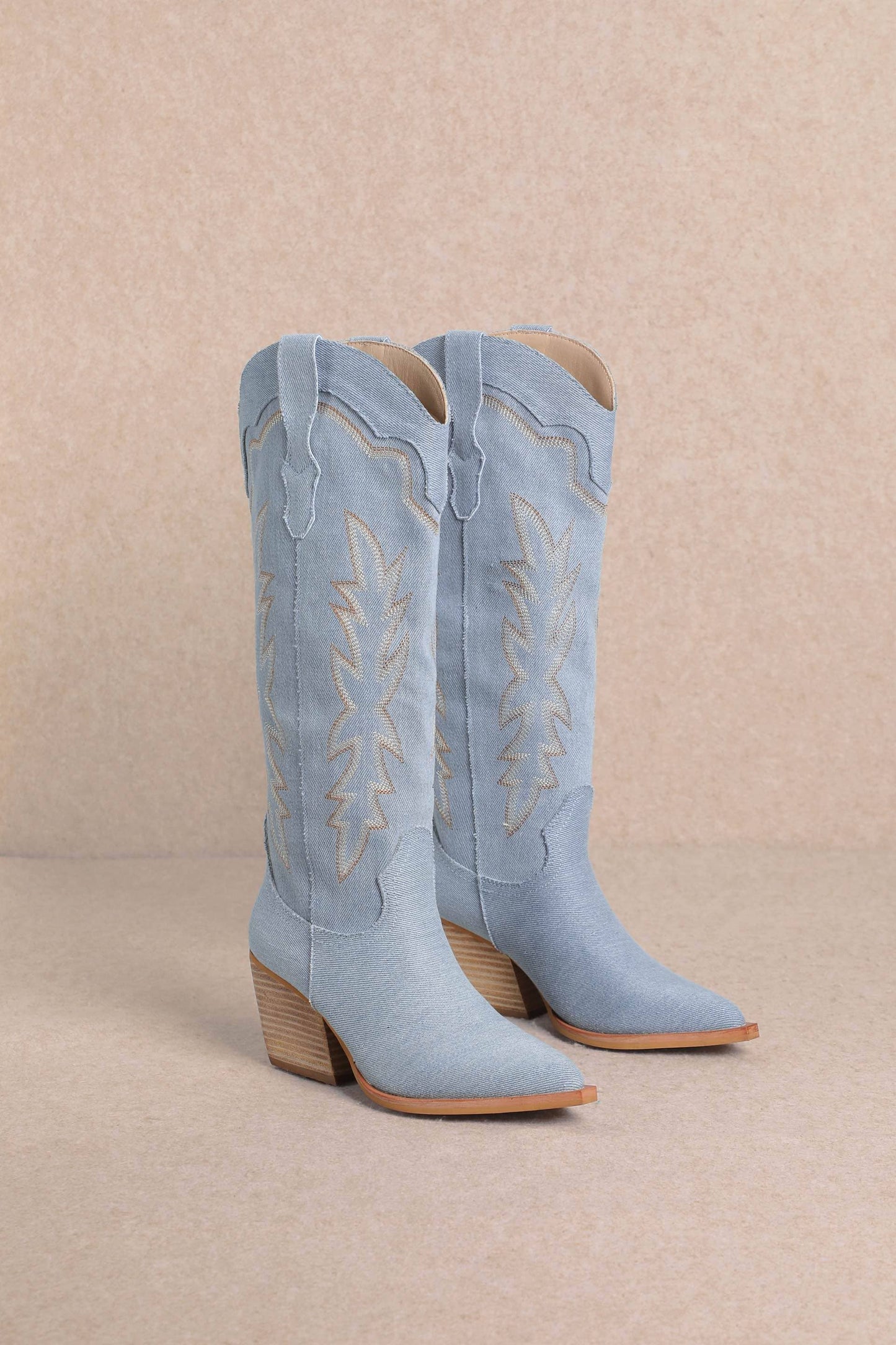 “Patsy” Denim Cowgirl Boot