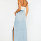 “Tess” Denim Maxi Skirt