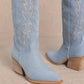 “Patsy” Denim Cowgirl Boot