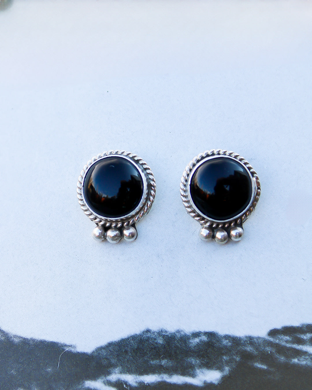 “El Vado” Onyx Earrings