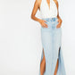 “Tess” Denim Maxi Skirt