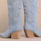 “Patsy” Denim Cowgirl Boot