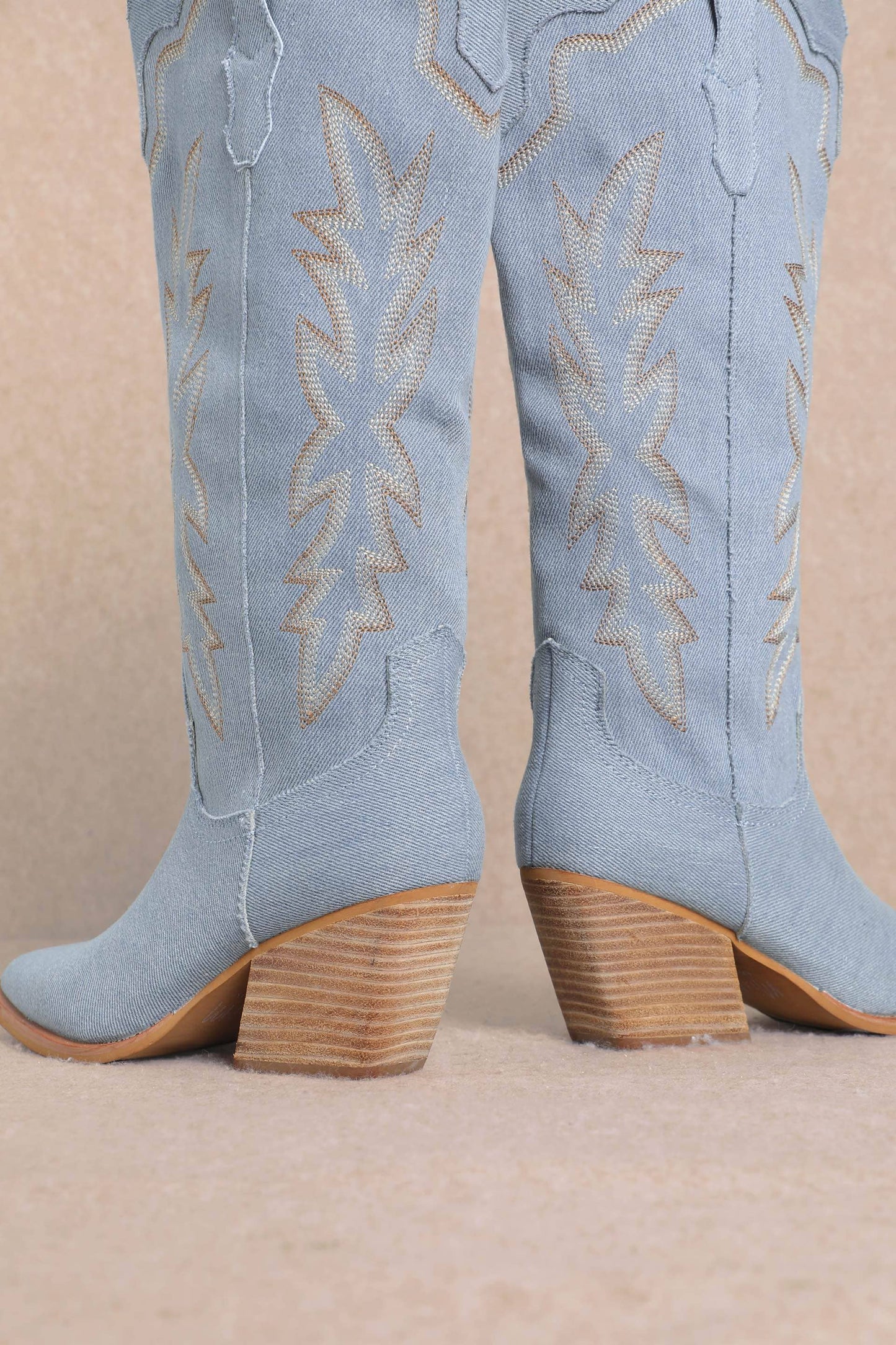 “Patsy” Denim Cowgirl Boot