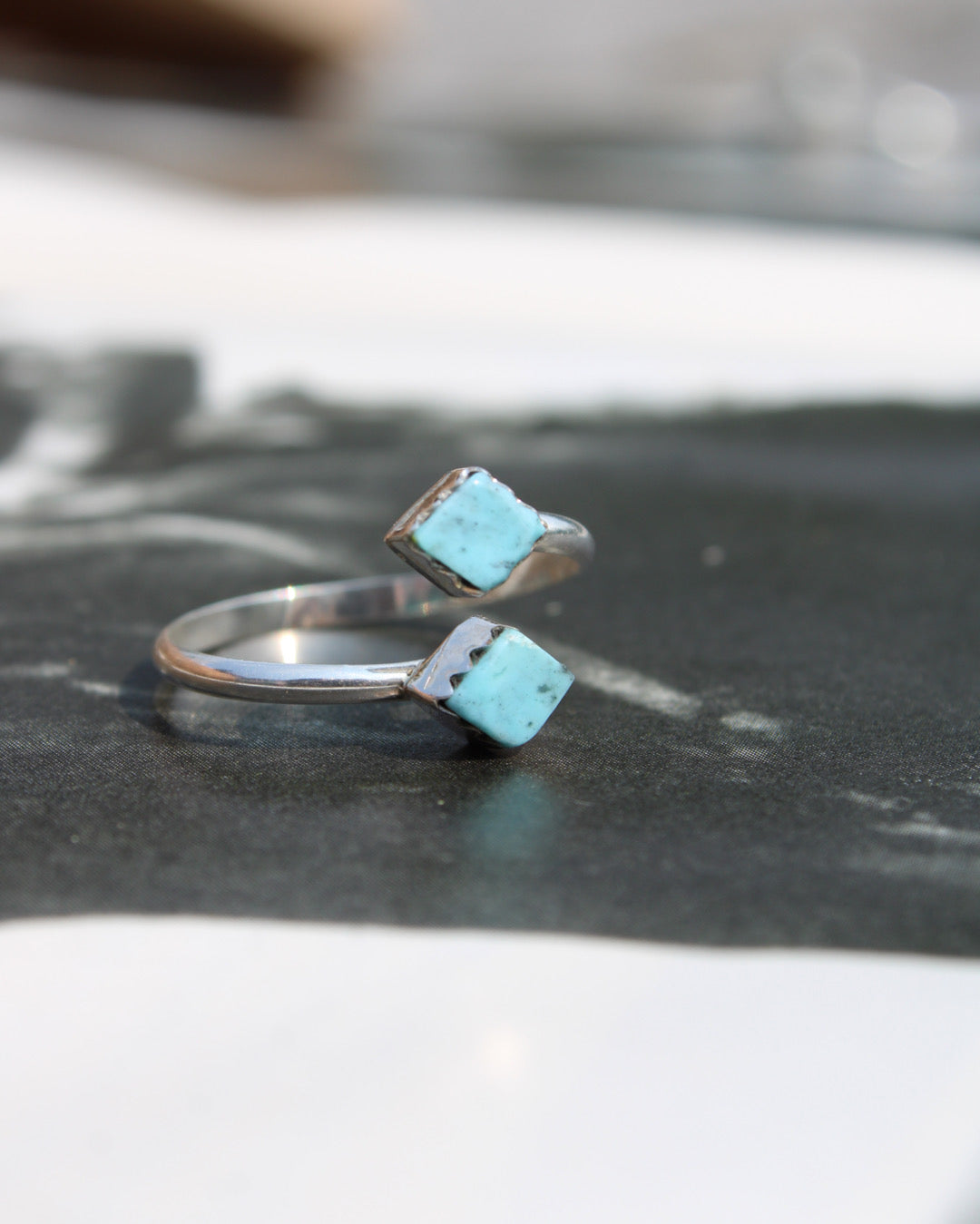 Diamond Turquoise Ring