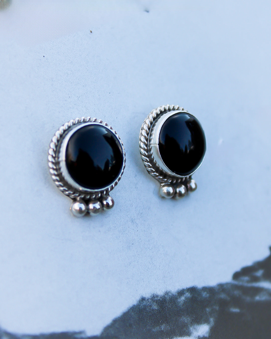 “El Vado” Onyx Earrings