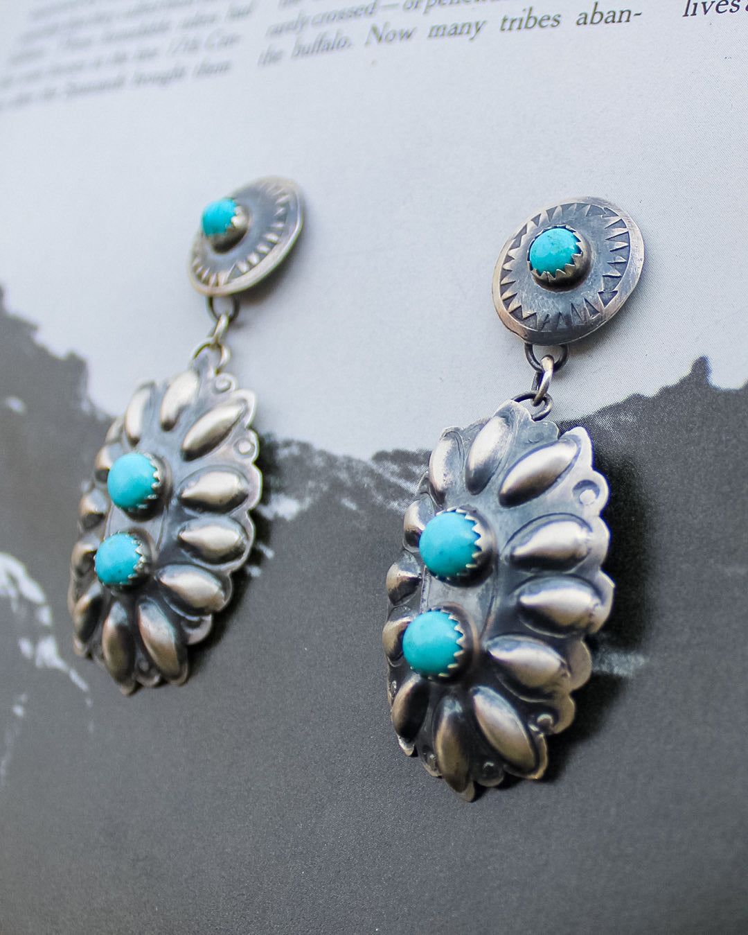 “Gallup” Turquoise Earrings