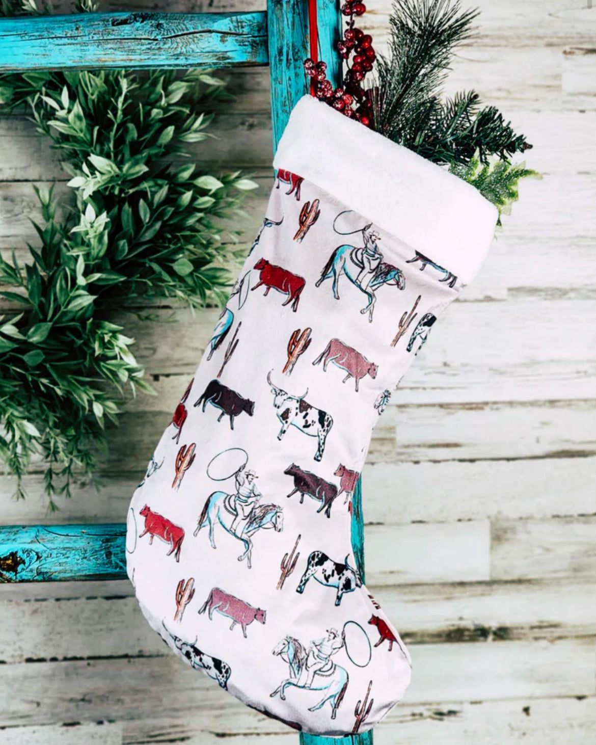 Pre-Order - Western Christmas Stockings - Imperfectly Perfect Boutique