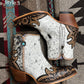 Macey Tooled Cowhide Booties