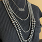 “Laine” Layered Pearl Necklace