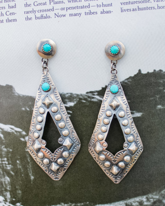 “Mesa” Turquoise Earrings