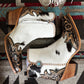 Macey Tooled Cowhide Booties