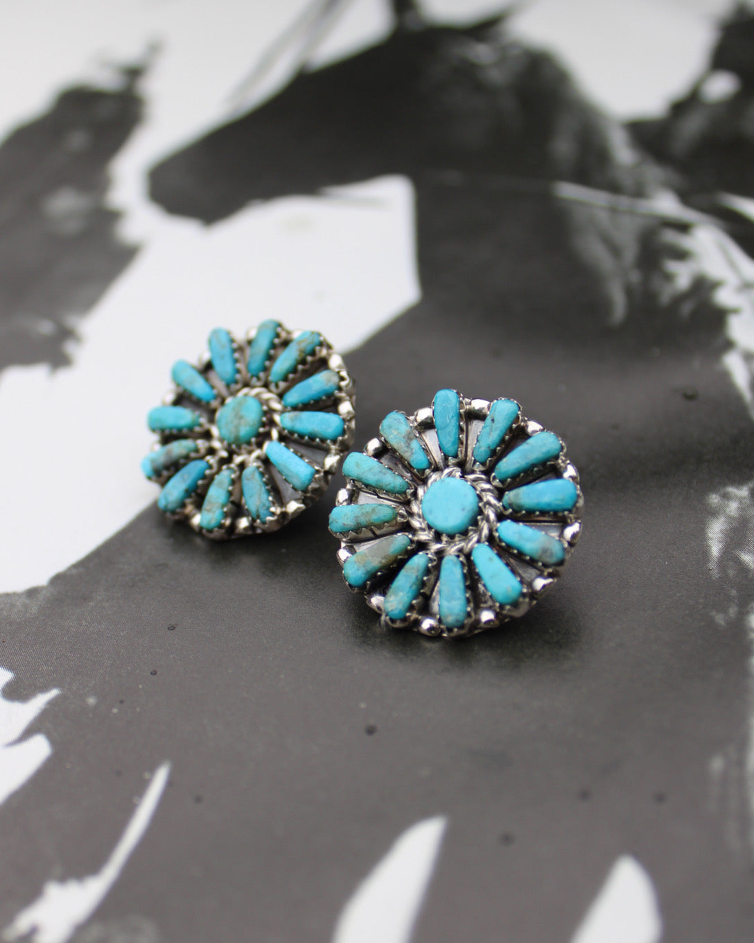 Navajo Cluster Earrings