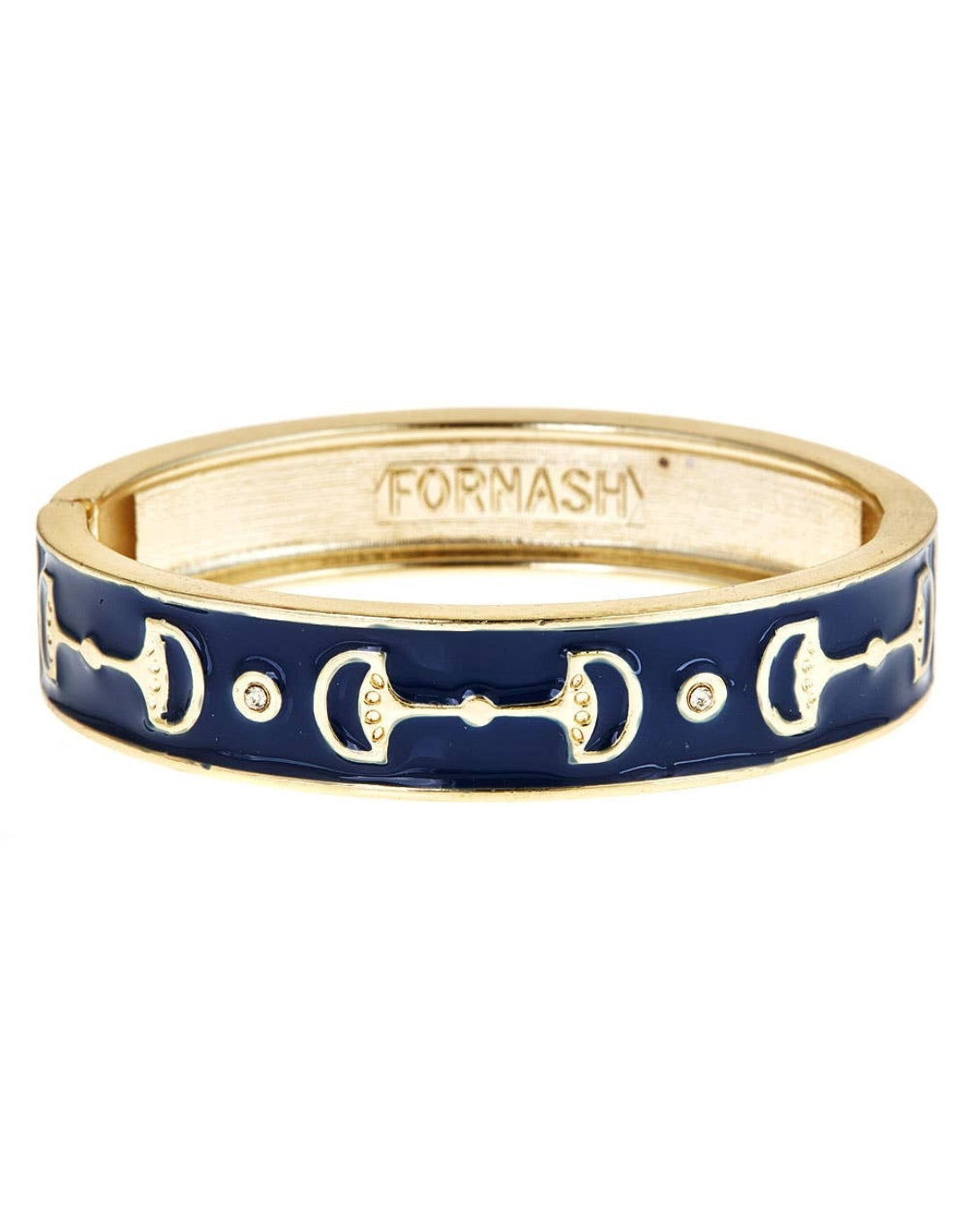 Snaffle Bit Bracelet - Navy