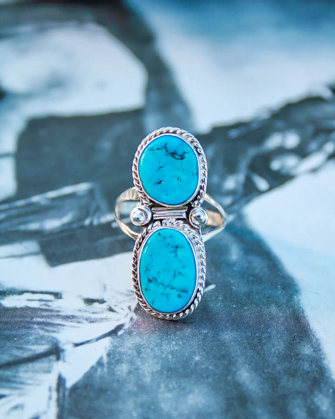 Navajo Kingman Turquoise Ring - Imperfectly Perfect Boutique