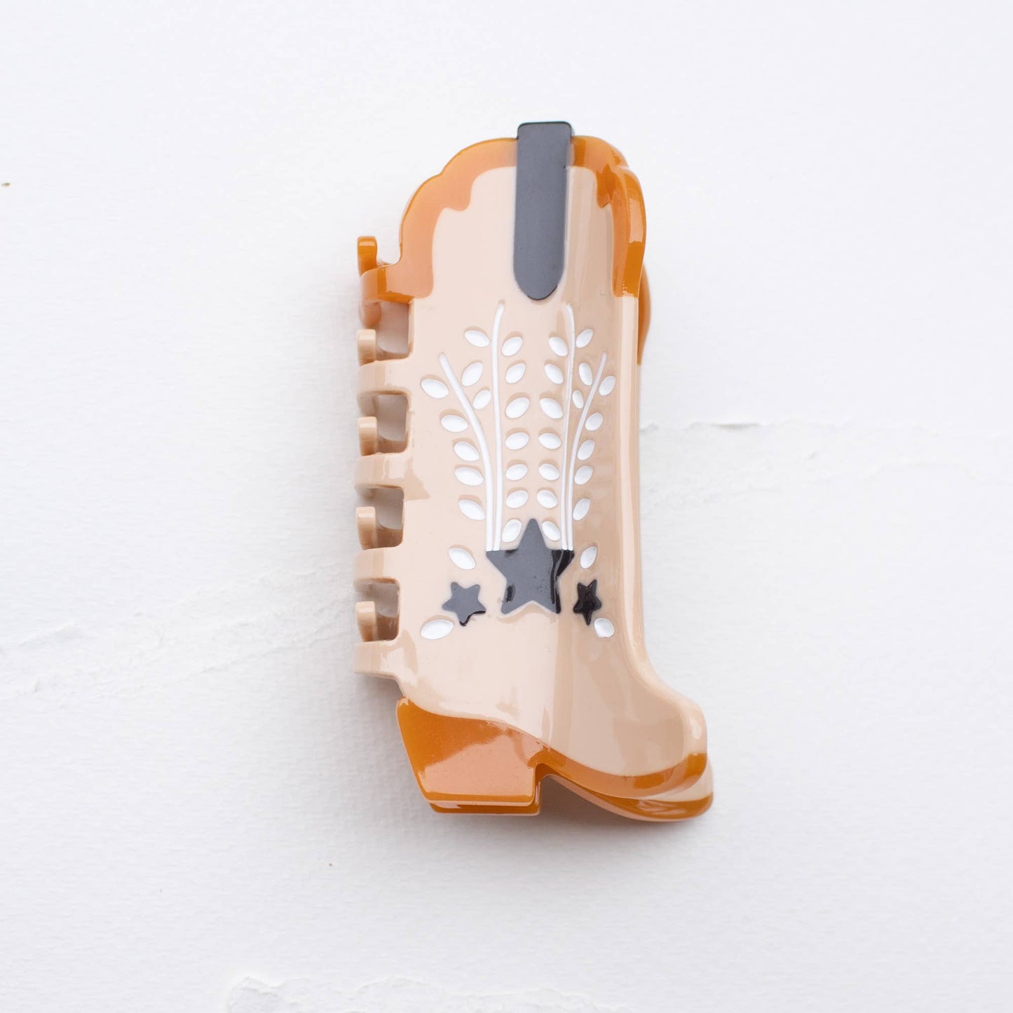 Eco Shooting Star Cowboy Boots Claw Clip