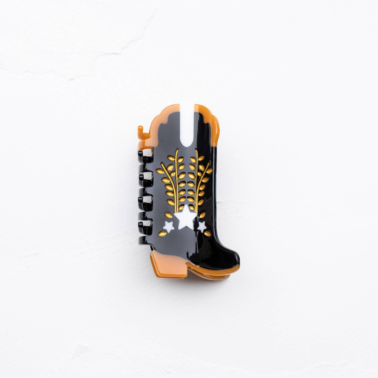 Eco Shooting Star Cowboy Boots Claw Clip